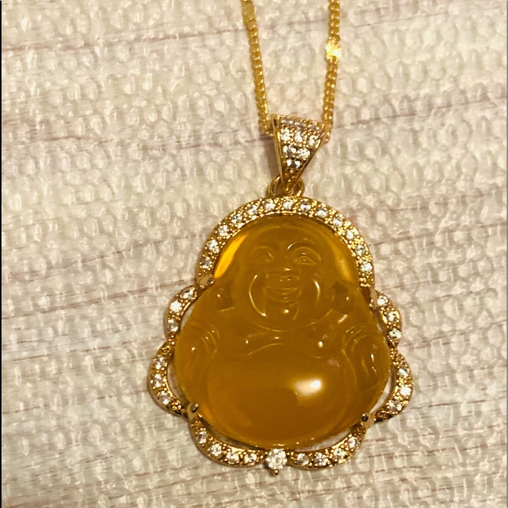 Jade Buddha Necklace - Picture 3 of 3